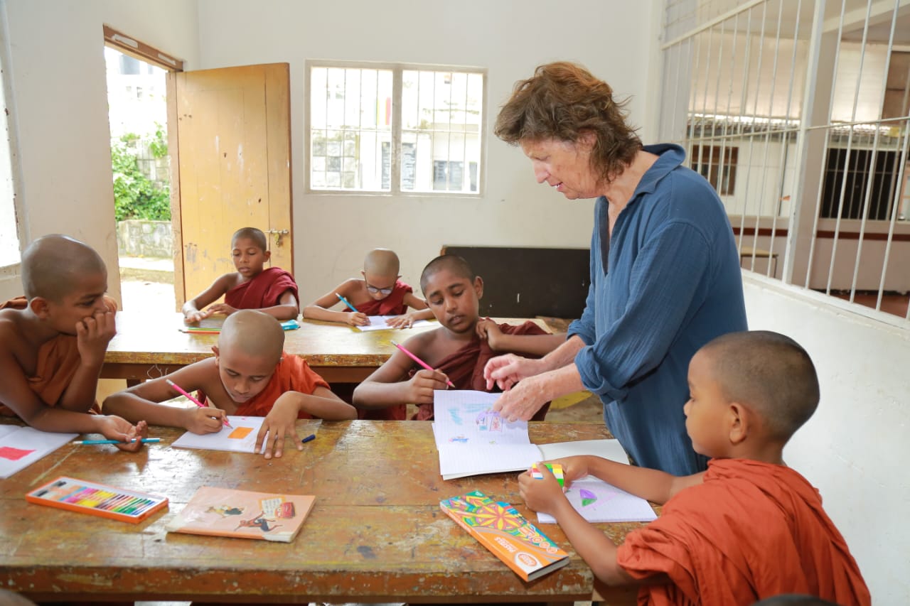 Teaching English to Buddhist Monks