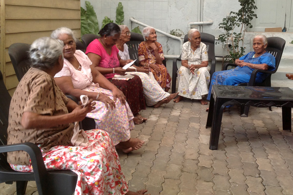 Senior Citizens Volunteer Program in Sri Lanka