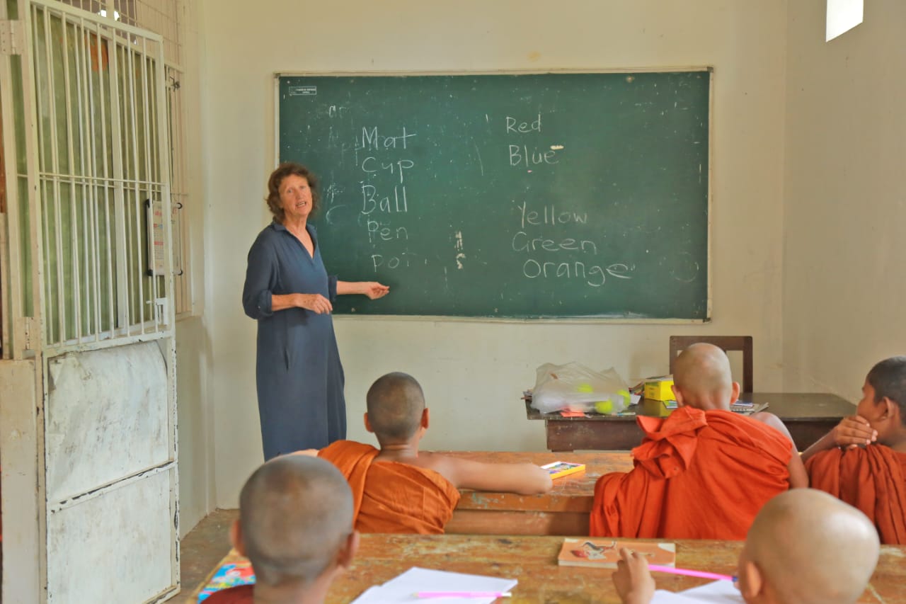 Teaching English to Buddhist Monks in Sri Lanka Program