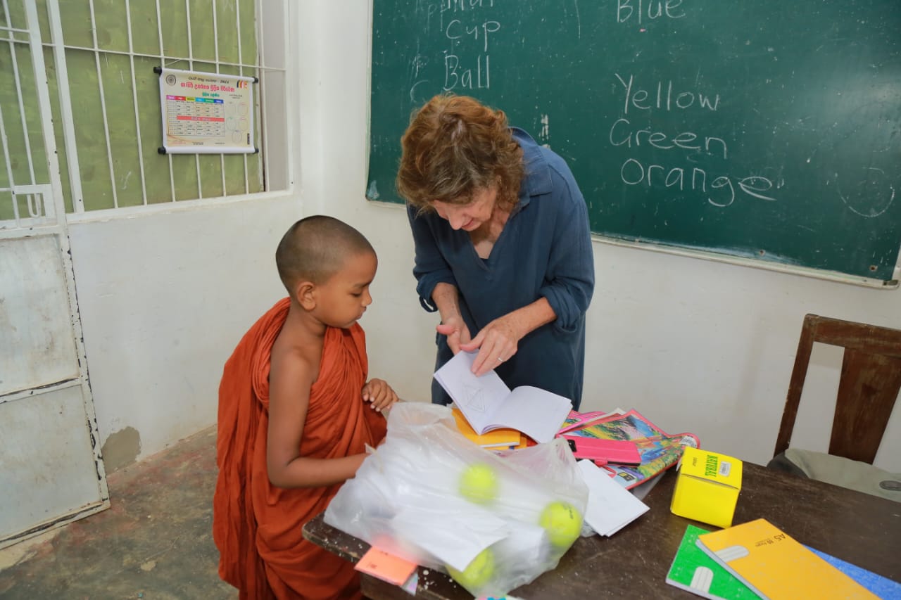 Teaching English to Buddhist Monks in Sri Lanka Program