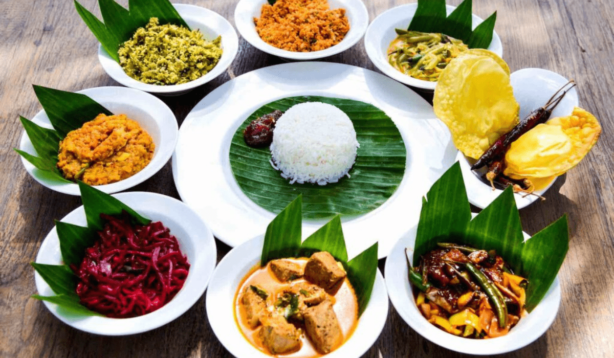 Meals while Voluteering in Sri lanka