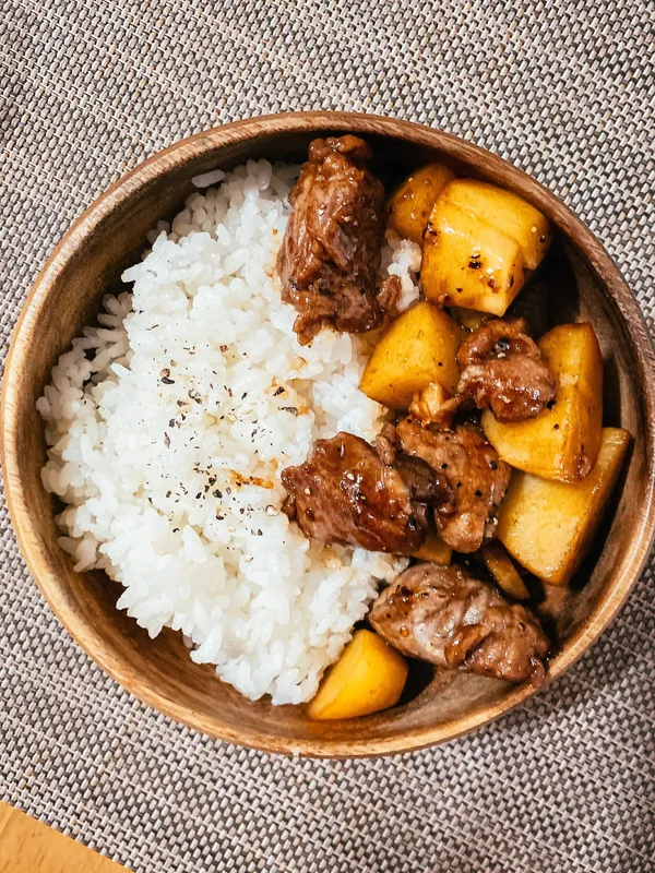 Rice and Curry in Sri lanka 